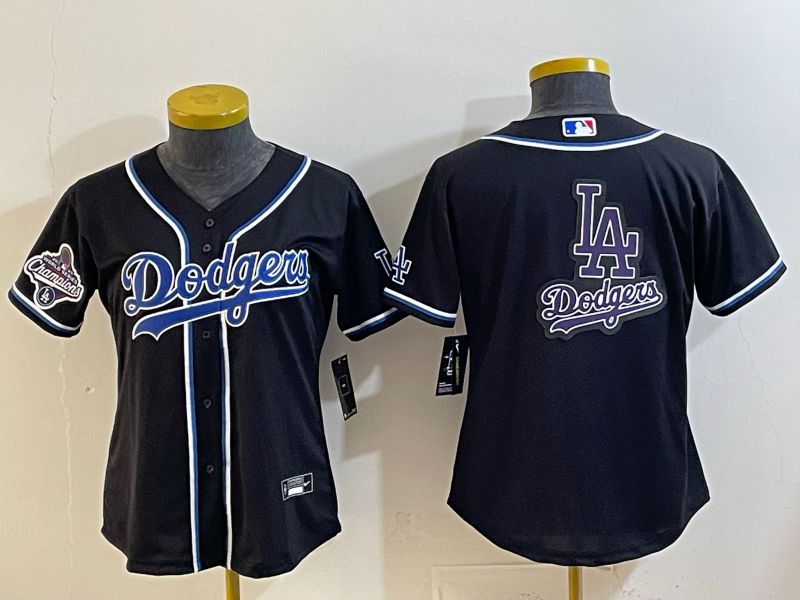 Youth 2026 Los Angeles Dodgers Blank Black Game Nike MLB Jersey style 0017